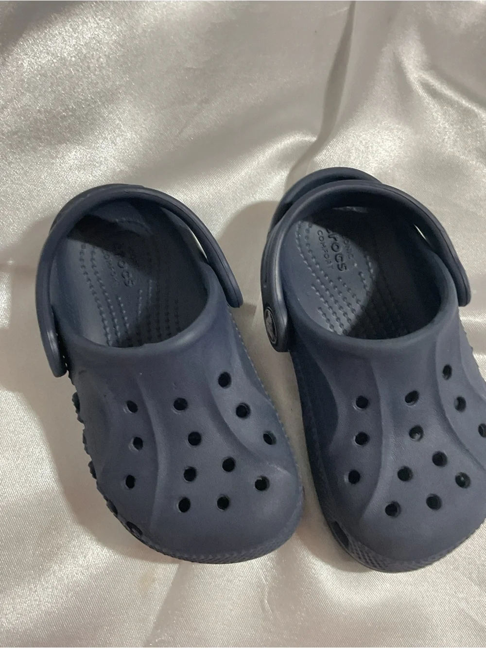 CROCS Kids Navy Classic Clog Sandals